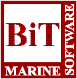 One of the first logos for BiT: BiT Marine Software waaaay back from our first website back in 2000.